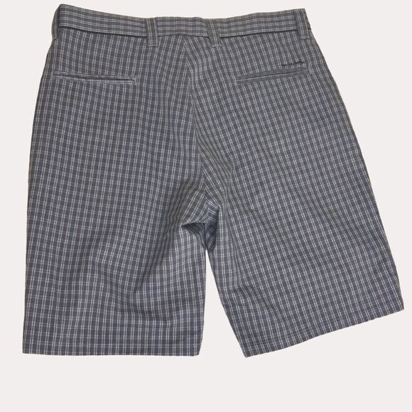 Travis Mathew Golf Shorts Plaid Athletic Athleisure Gray 36 bv - Picture 3 of 6